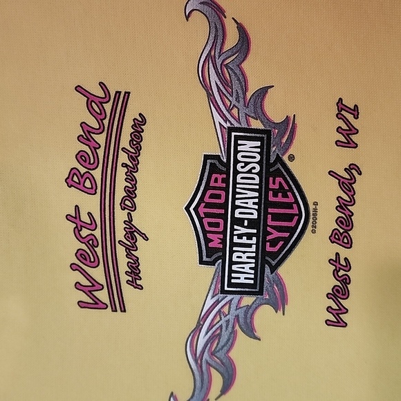 Harley-Davidson Yellow T-Shirt - Picture 5 of 8